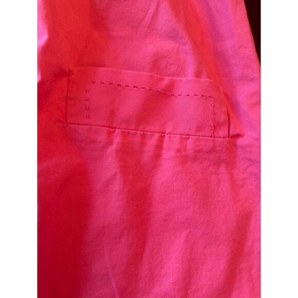 Crewcuts Girls Pink Sleeveless Dress With Pockets & Ruffled Neckline Size L - Picture 2 of 4